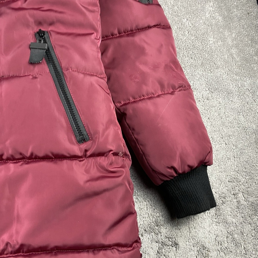 Yachu Disney Puffy Jacket Hood Womens Small Red Long Sleeve - Picture 5 of 16
